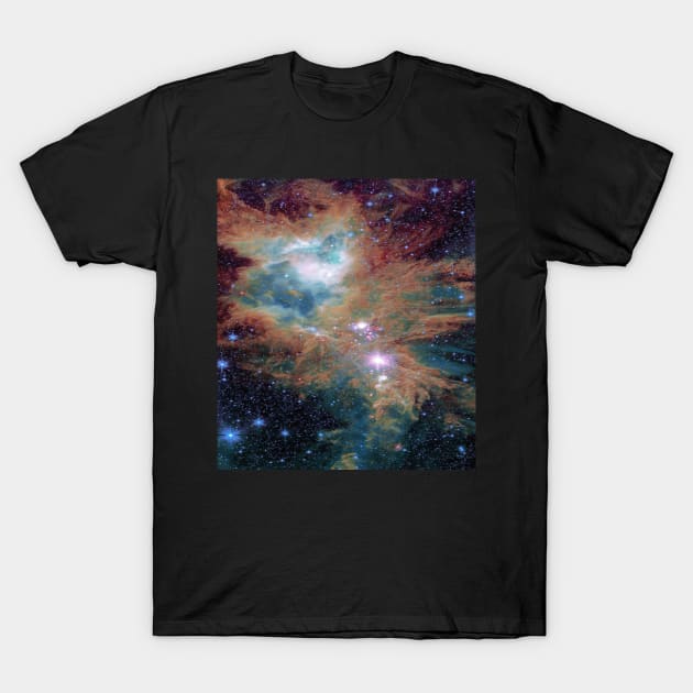 Galaxy plasma storm T-Shirt by Blacklinesw9